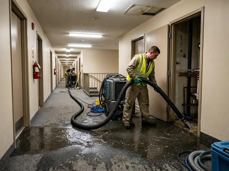 multi-unit-apartment-hallway-f-005 — frequently asked questions, Emergency Burst Pipe Water Extraction & Removal in Lansford…